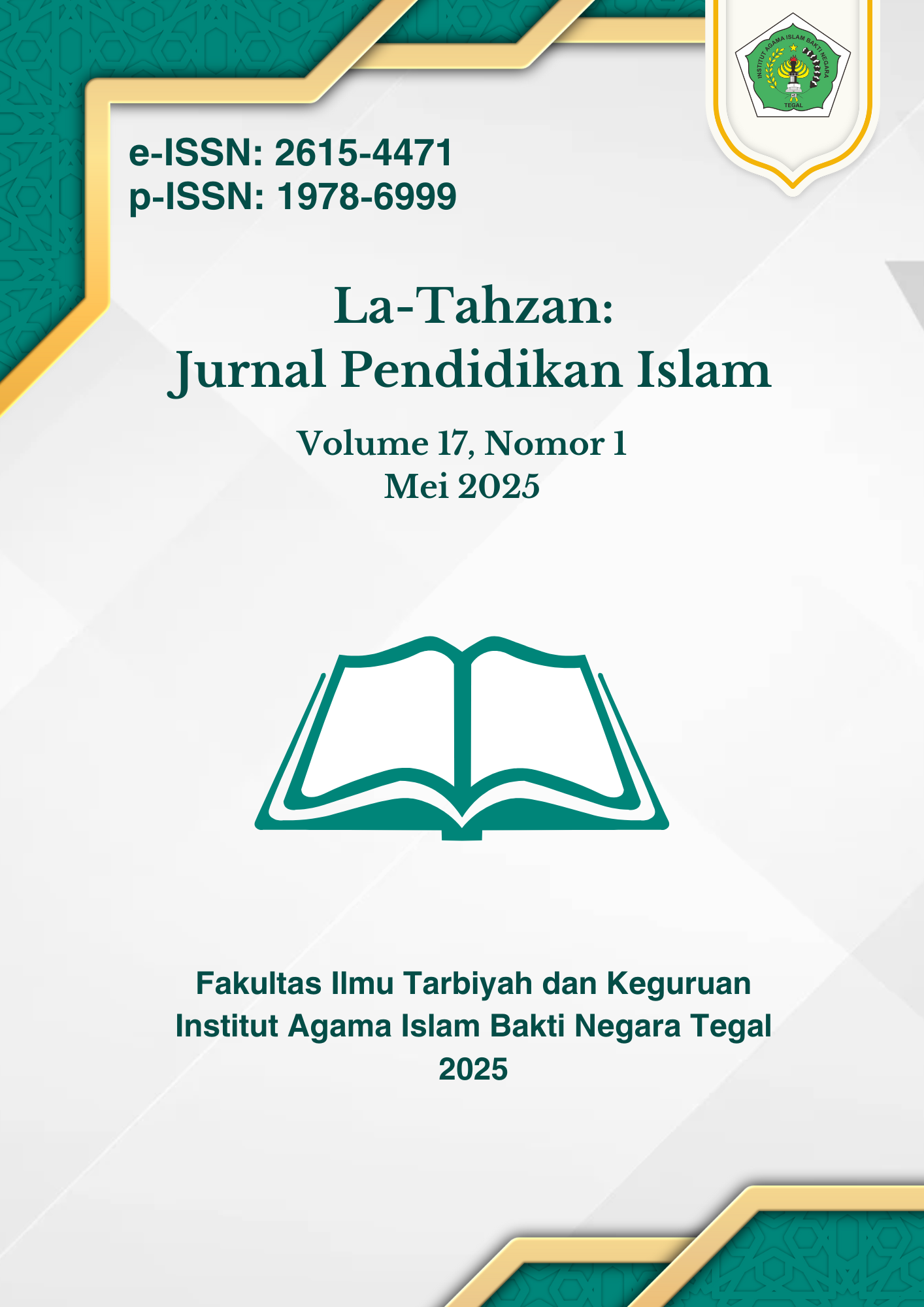 					View Vol. 17 No. 1 (2025): La-Tahzan: Jurnal Pendidikan Islam
				