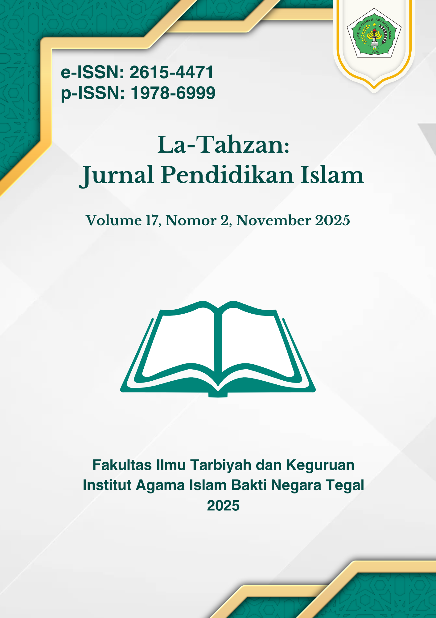 					View Vol. 17 No. 2 (2025): La-Tahzan: Jurnal Pendidikan Islam
				
